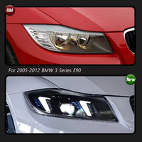 AURON Phares avant de voiture 12V 6000K Série 3 E90 LED Snake Eyes 36W 6000LM, kit de modernisation, garantie 1 an