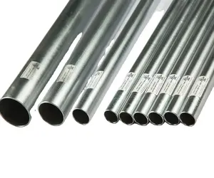 High quality UL797 listed Approval ANSI C80.3 Standard ERW EMT Electrical Metallic Conduit Steel Pipes and Fittings