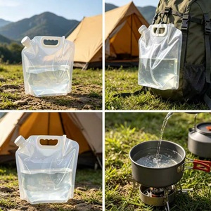 Botella de Agua Plegable de Plástico de 10 L, Ligera y Portátil, con Asa - Product Image 5