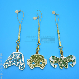 Pendentif personnalisé en alliage de zinc avec cordon rouge pour cadeau, breloques à thème - Product Image 3