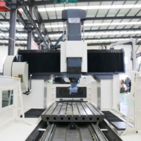Centre d'usinage CNC à portique GM1208, Machine de fraisage CNC à double colonne robuste, Broche BT50