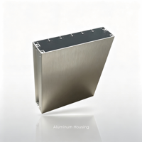 Boîtier en aluminium brossé anti-corrosion de qualité marine pour l'électronique navale, la navigation et les communications