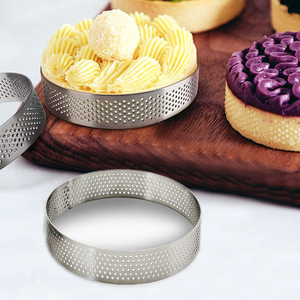 E-PIN di alta qualità in acciaio inox 8 pz rotondo ovale rettangolare quadrato francese crostata anello torta muffa anello Set - Product Image 2