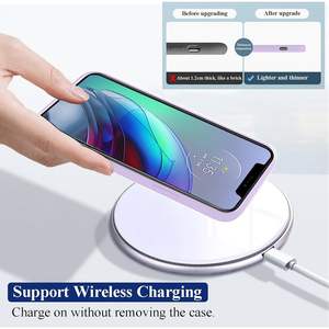 Coque de téléphone pour 15T Pro 5G, en Silicone, douce au toucher, violette, fine, résistante aux chocs - Product Image 4