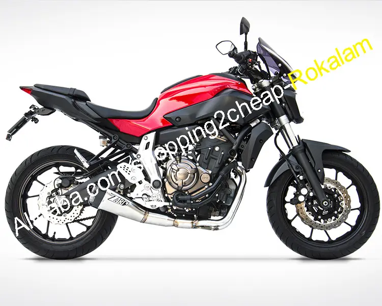 Untuk Yamaha MT 07 MT-07 2012 2013 2014 2015 2016 2017 MT07 12 13 14 15 16 17 Merah Hitam Bodi Bagian Aftermarket Hadiah Kit