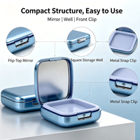 Boîte à maquillage avec miroir, étui pour crème solaire, blush, fond de teint liquide, coussin d'air, poudre libre, emballage magnétique personnalisé