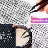 Bouteille d'eau sport étincelante Bouteille thermique isolée en acier inoxydable avec strass bling