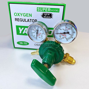 Régulateur de pression d'oxygène de service moyen YAMATO REGULATO YR-71 YR-76 pour réduction de gaz LP, hélium, argon, CO2, acétylène, gaz naturel - Product Image 2