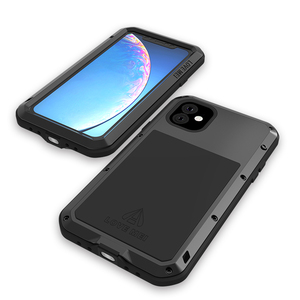 3 in 1 Caso Ibrido di Protezione per <span class=keywords><strong>iPhone</strong></span> 2019 da 6.5 pollici, per Lovemei Heavy Duty In Metallo Cassa Del Respingente di <span class=keywords><strong>iPhone</strong></span> <span class=keywords><strong>12</strong></span> 6.1 - Product Image 2