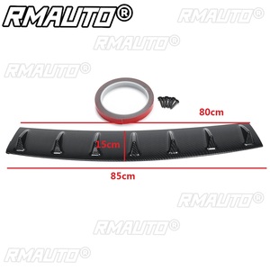 Difusor de Alerón Trasero Universal para Coche, Divisor de Parachoques Trasero, Aleta Decorativa de Tiburón para Automóvil, Estilo Automotriz - Product Image 3