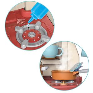 100cm grand jouet de cuisine simulé cuisine <span class=keywords><strong>maison</strong></span> de jeu pulvérisation de brouillard électrique multi-fonction ustensiles de cuisine jouet avec des aliments se décolorent - Product Image 5