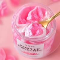 Beurre Corporel Fouetté 120g Fraise Milkshake Mangue Soufflé Vanille Douce Crème Hydratante Nourrissante 3 Parfums OEM