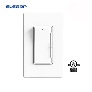 LED CFL ampuller tek kutuplu/3-Way slide In-duvar dimmer anahtarı rocker dimmer elektrik duvar prizi