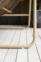 Chaise à bascule 1 place pour loisirs, suspendue, couleur bois, mobilier d'extérieur, offre spéciale