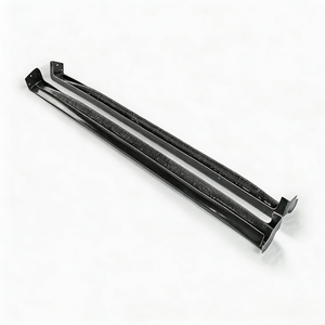 Nouvelles jupes latérales en fibre de carbone style HSM pour Nissan Skyline R34 GTR 1998-2002 - Installation par visage à visser, légères et durables - Product Image 1