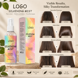 Spray para el cabello OEM ODM Silkening Mist para control del encrespamiento, brillo, protección contra el calor y peinado ligero. - Product Image 5