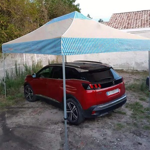 3x3 <span class=keywords><strong>m</strong></span> <span class=keywords><strong>10</strong></span> por <span class=keywords><strong>10</strong></span> pies resistente a los rayos UV al aire libre estándar impermeable Parasol Blanco tienda de feria - Product Image 2