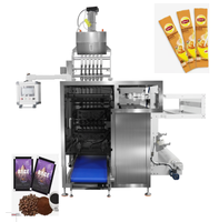 Machine d'emballage automatique à grande vitesse pour sachets de granulés et de poudre, à scellage 4 côtés, perforation complète et coins arrondis, avec double contrôle de température