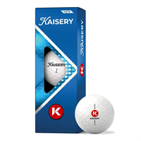 Ensemble de balles de golf personnalisées avec logo, vente en gros, balles de golf blanches en vrac, OEM avec emballage en boîte cadeau pour promotion d'entreprise