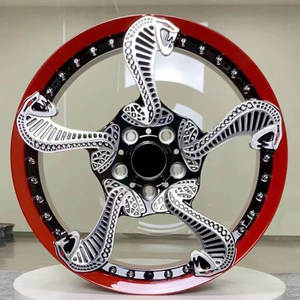 Rines <span class=keywords><strong>de</strong></span> Aleación <span class=keywords><strong>de</strong></span> Aluminio <span class=keywords><strong>de</strong></span> Alta Calidad con Diseño <span class=keywords><strong>de</strong></span> Moda, Rines <span class=keywords><strong>de</strong></span> Carreras con Radios <span class=keywords><strong>de</strong></span> Dragón, Rines <span class=keywords><strong>de</strong></span> Coche Rojos, Negros y Dorados, Diseño <span class=keywords><strong>de</strong></span> Rines <span class=keywords><strong>de</strong></span> Dragón - Product Image 5