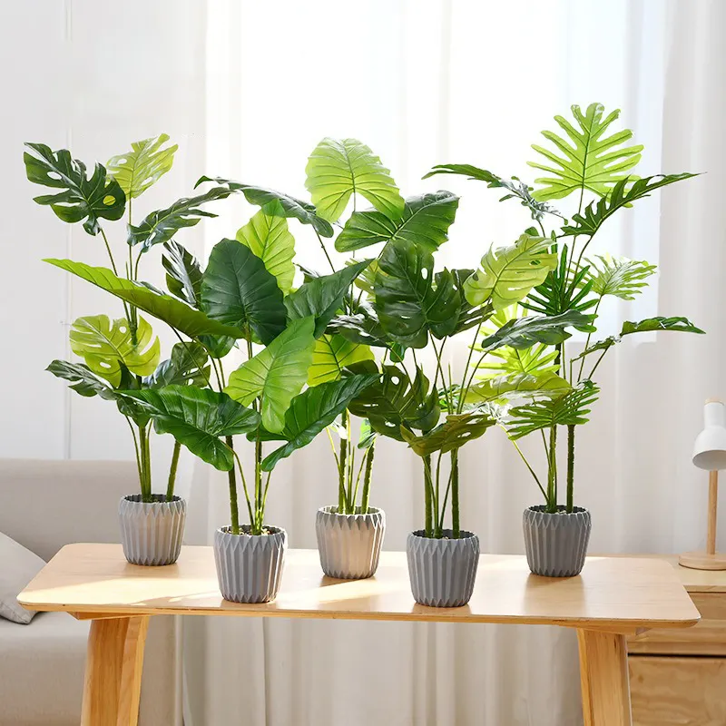 Venta caliente 90cm altura planta de simulación bonsái planta verde artificial para decoración de interiores