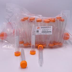 एसेप्टिक सेंट्रीफ्यूज ट्यूब प्रयोगशाला डिस्पोजेबल प्लास्टिक प ट्यूब टिप नीचे पतला फ्रीस्टैंडिंग नमूना ट्यूब - Product Image 3