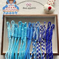 Vente en gros de cordons tressés en nylon de 600 couleurs, écologiques et durables, pour porte-clés de voiture, breloques de sac, crochets de lanière, accessoires de bricolage