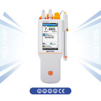 Détecteur de poussière portable SCITEK, pompe d'aspiration, principe de détection laser, interface tactile, interrupteur à une touche, alarme sonore et lumineuse