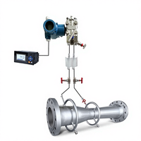 Débitmètre Venturi compact classique en acier inoxydable, prix d'usine économique