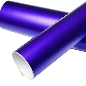 <span class=keywords><strong>Film</strong></span> Vinyle Adhésif Mat PVC/PET Violet pour Voiture, Effet Peinture Originale, Sans Bulles, Décalcomanie Intérieure/Extérieure, <span class=keywords><strong>Film</strong></span> DIY pour Changement de Couleur de Voiture - Product Image 2