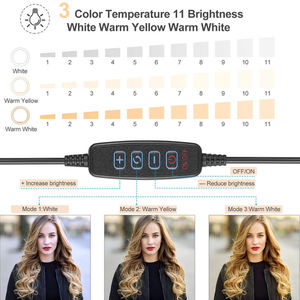 Nouvelle Lampe Annulaire LED Minimaliste Super Économique 2025 MINI pour Diffusion en Direct 10 Pouces - Product Image 6