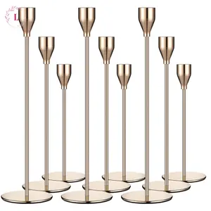 Brass Taper Long Gold Antique Silver Candle Candlestick Holders For Wedding Centerpieces Candelabra