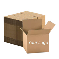 Cajas de Envío Corrugadas con Logotipo Personalizado, Cajas de Cartón Resistentes y Reciclables para Mudanzas y Entregas de Comercio Electrónico