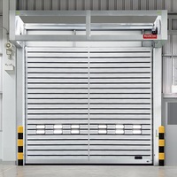 Portes métalliques automatiques à grande vitesse de haute qualité Porte en spirale à grande vitesse avec divers moyens d'activation