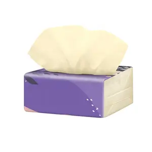 OEM/ODM White Colorful Cheap Price Safety Comfortable Bamboo Pulp Soft Pack Facial Tissue