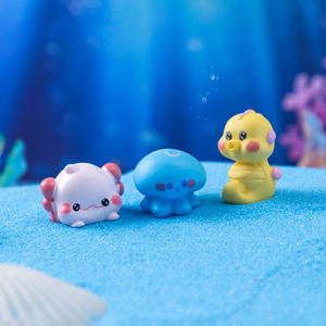 ของตกแต่งตู้ปลาขนาดเล็ก <span class=keywords><strong>รูป</strong></span>สัตว์ทะเลเรซิ่นจิ๋ว เช่น ม้าน้ำ ฉลาม ปลาดาว ปลาอ็อกโซล็อต - Product Image 4