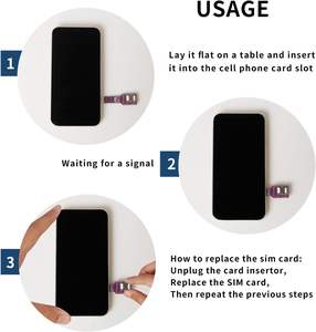 Teléfonos Android y <span class=keywords><strong>Apple</strong></span> con activación rápida de <span class=keywords><strong>SIM</strong></span> Ranura para tarjeta <span class=keywords><strong>Nano</strong></span> <span class=keywords><strong>SIM</strong></span> externa Adaptador convertidor de tarjeta <span class=keywords><strong>SIM</strong></span> de teléfono celular de plástico - Product Image 5
