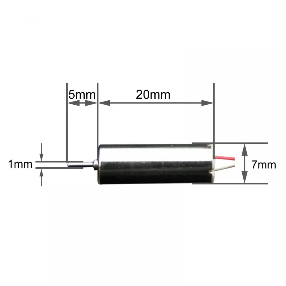 JL-0720 3.7V मजबूत कोरलेस डीसी मोटर 4-एक्सिस एयरोमॉडल खोखले कप मोटर CW CCW RC मोटर DJI टेलो रिपेयर पार्ट एक्सेसरीज के लिए