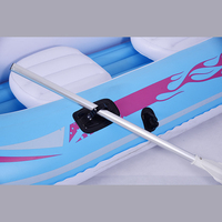 Bateau de pêche gonflable en PVC pour 2 personnes, embarcation légère et pliable pour une utilisation en mer et en haute mer