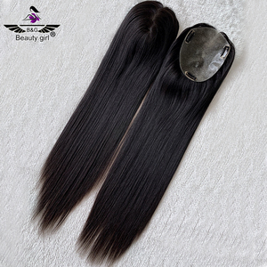 วิกผมปลอมสีธรรมชาตินุ่มขนาด5X6.5นิ้ว,ผมมนุษย์ยุโรปฐานผมเปลี่ยนผมสำหรับผู้หญิงผมร่วง - Product Image 2