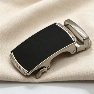 Cinturón versátil con hebilla automática y adornos geométricos para hombres, cinturones formales y casuales, uso en todas las ocasiones - Product Image 6