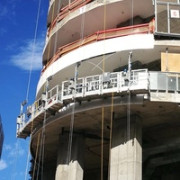 Plataforma Colgante ZLP630 ZLP800, Andamio Suspendido, Elevador de Gondola para Edificios Altos