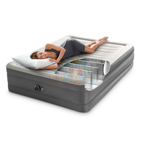 Pompe intégrée Blow Up Camping Matelas Gonflable Ensemble de meubles Lit Gonflable King Size Air Matelas de lit gonflable pour chambre
