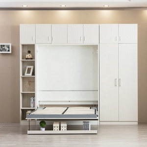 Meubles <span class=keywords><strong>gain</strong></span> <span class=keywords><strong>de</strong></span> <span class=keywords><strong>place</strong></span> Canapé-<span class=keywords><strong>lit</strong></span> mural Murphy avec <span class=keywords><strong>armoire</strong></span> Utilisation d'un mécanisme à ressort durable Kit <span class=keywords><strong>de</strong></span> quincaillerie pour <span class=keywords><strong>lit</strong></span> pliant - Product Image 3