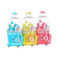 Machine distributrice de capsules spatiales pour centre de jeux, écran, fonctionnement à pièces, machine Gasha pour jouets en capsule de 100 mm