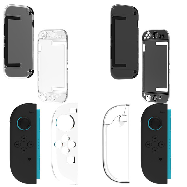 TPU PC Case Clear Hard Shell Protective Cover for Nintendo Switch 2 Console Customizable Design Switch 2 Accessories