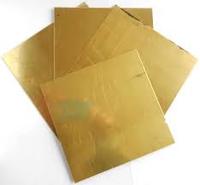 Plaques en laiton antique jaune H62 pour décoration 1mm 2mm 3mm 4mm