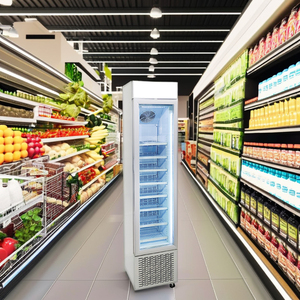 Meisda sd105b 105L mỏng thẳng đứng thực phẩm đông lạnh Ice Cream hiển thị tủ đông cho siêu thị - Product Image 2