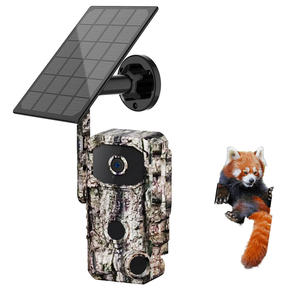 Cámara de Rastreo de Visión Nocturna por Energía Solar 2K 14MP 940nm No Glow IR Viajes de Caza Monitoreo de Juego GPS 4G Cámara de Rastreo de Caza - Product Image 1