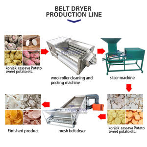 Essiccatore per Manioca ad Alta Produzione, Macchina Essiccatrice Continua a Nastro Trasportatore - Product Image 5